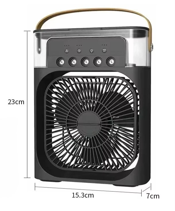 Ventilateur rafraîchissant 3-en-1 avec brumisation