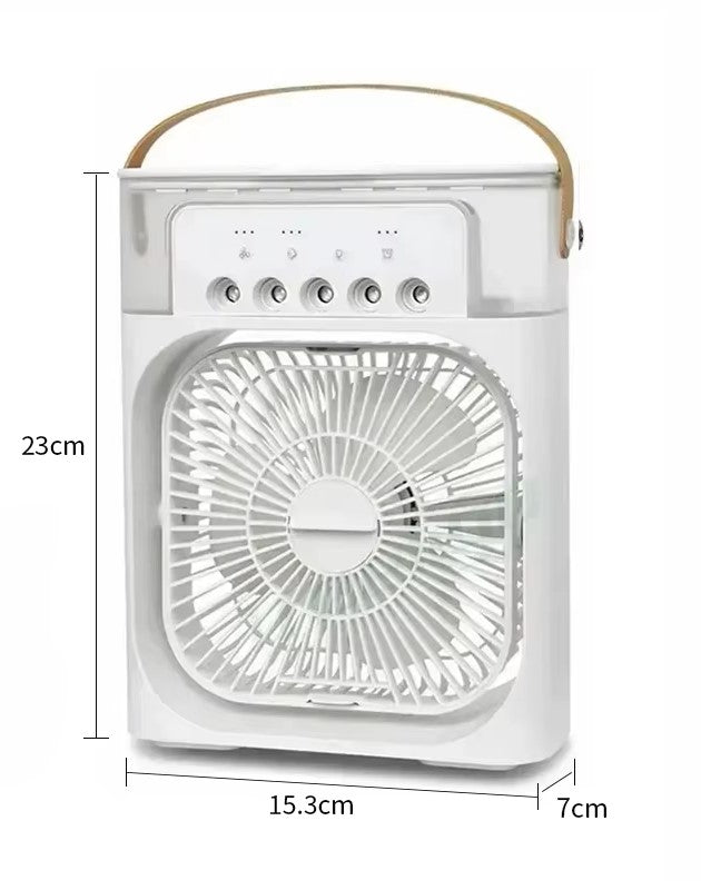 Ventilateur rafraîchissant 3-en-1 avec brumisation