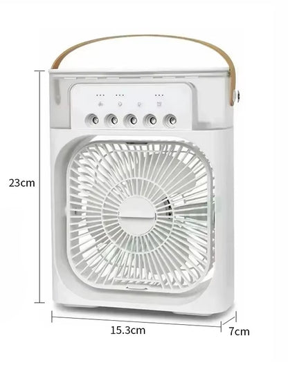 Ventilateur rafraîchissant 3-en-1 avec brumisation